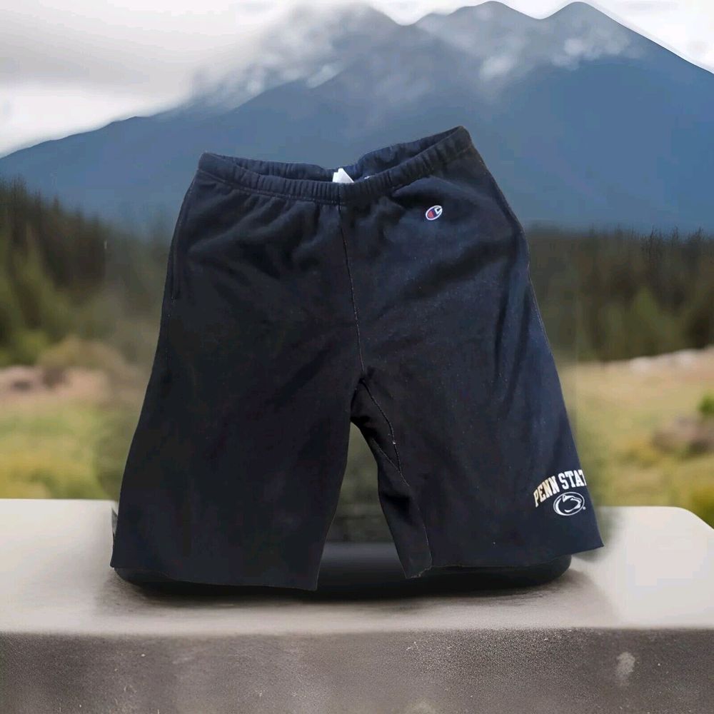 Champion C-Life Reverse Weave Cut Off Midnight Blue Men's Shorts Size‎ Large